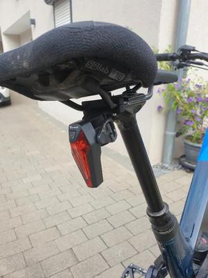 Mountainbike Sattelhalterung Rücklicht   