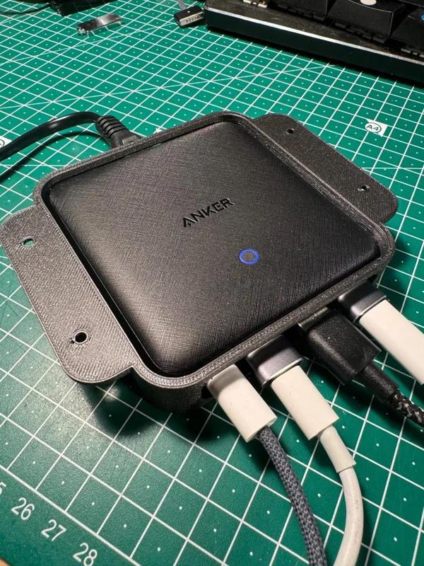 Anker PowerPort Atom III Slim Charger Under Desk Mount   