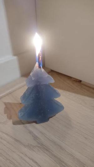 Christmas tree candle mold   