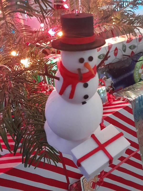 Snowman Christmas Ornament