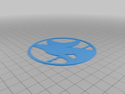 Wolf and Moon Wall Art Piece