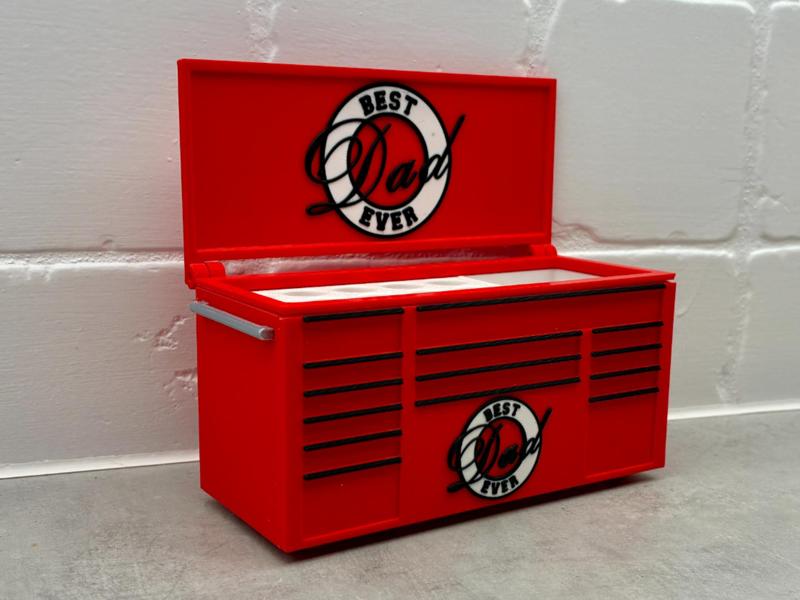 Best DAD Ever Father Day gift Toolbox desk