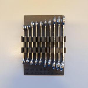 Wrench set organizer
