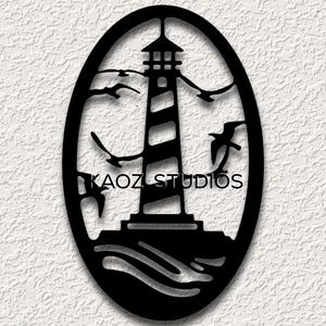 lighthouse wall art light house wall decor ocean decoration beach house