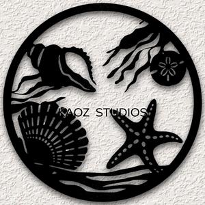 sea life wall art nautical wall decor ocean beach house decoration