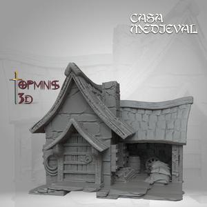 CASA MEDIEVAL PARA JUEGOS DE ROL