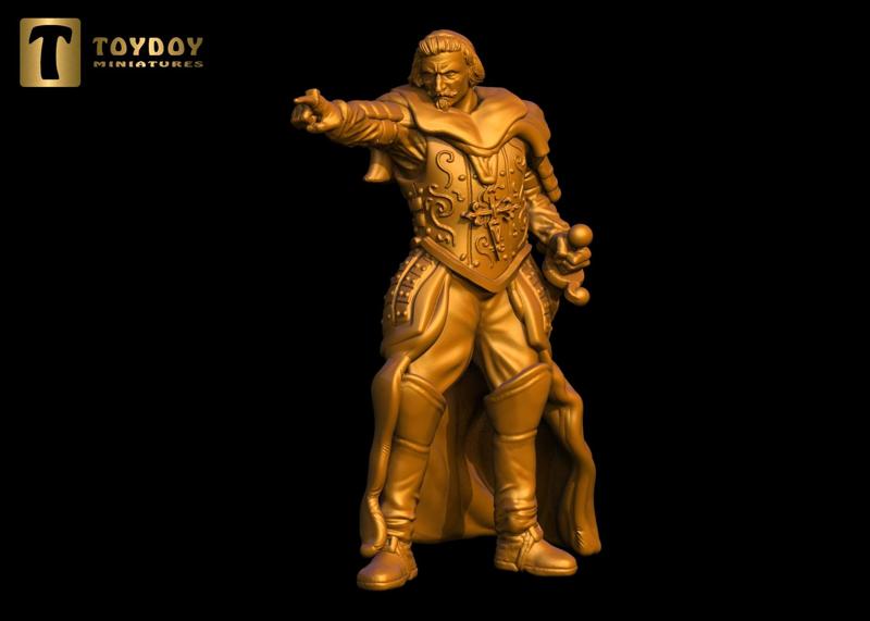 Cardenal Richelieu 32/54mm scale- Golden Heroes