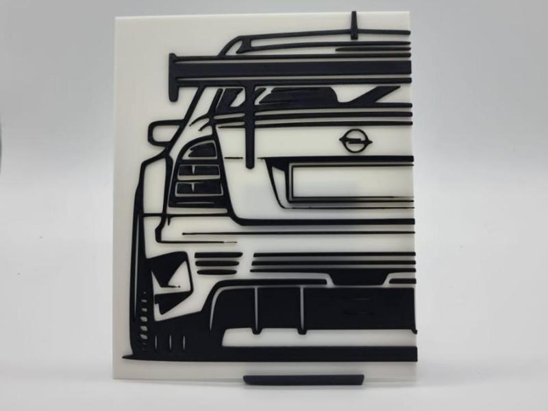 2D Wall Art Opel Astra G Coupe DTM Style