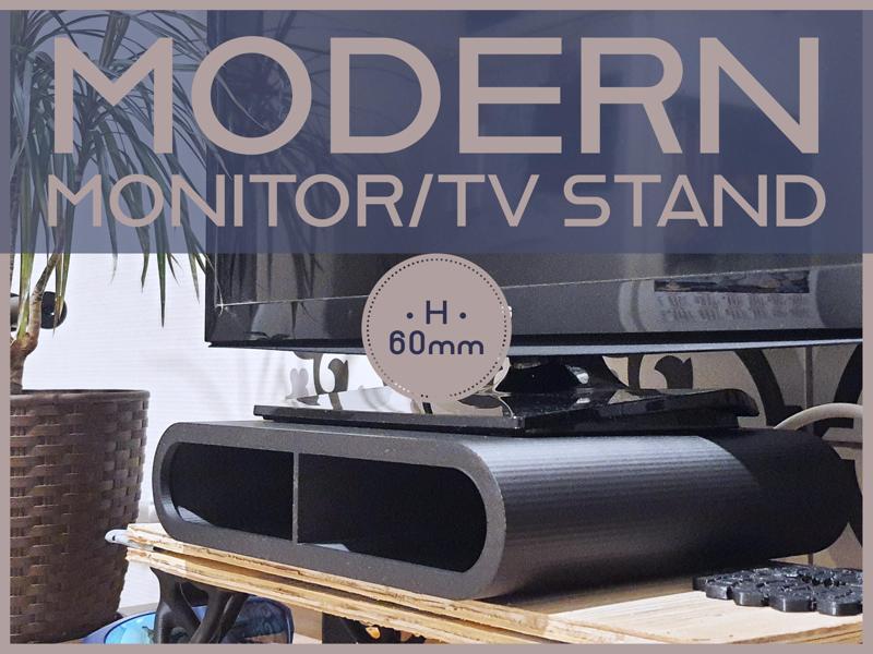 Modern monitor/TV stand