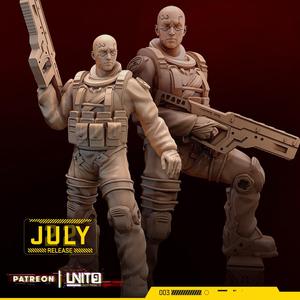 Cyberpunk - DRAKE unit Light Hazmat coveralls - BUNDLE