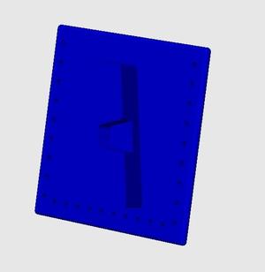 Quick Release V Mount Plate with backplate