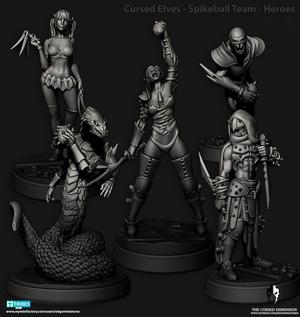 Cursed Elves - Spikeball Team - Heroes
