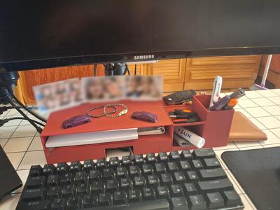 Desk Organizer with Cable Management