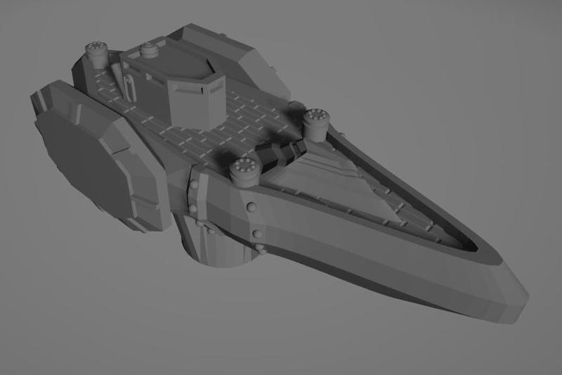 Alaskan Republic Buckler Support Ship