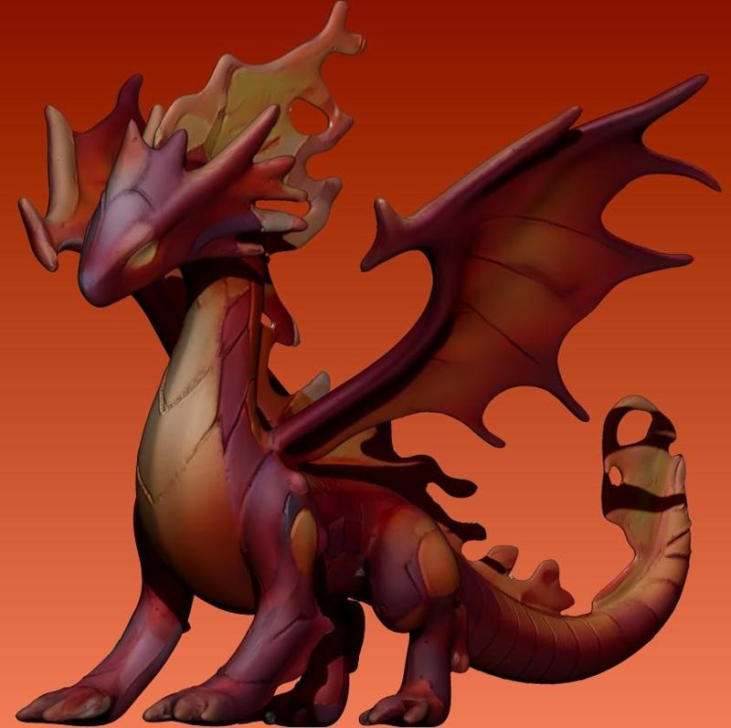 Kelvadrake: The Fire Dragon - FREE For Personal Use