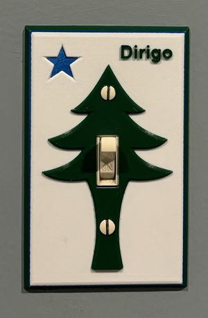 Dirigo (State of Maine) Light Switch Plate
