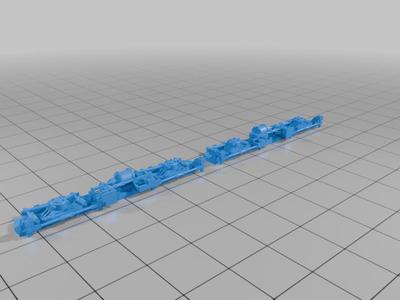Tasmanian Government Railways X class bogie frames HO scale