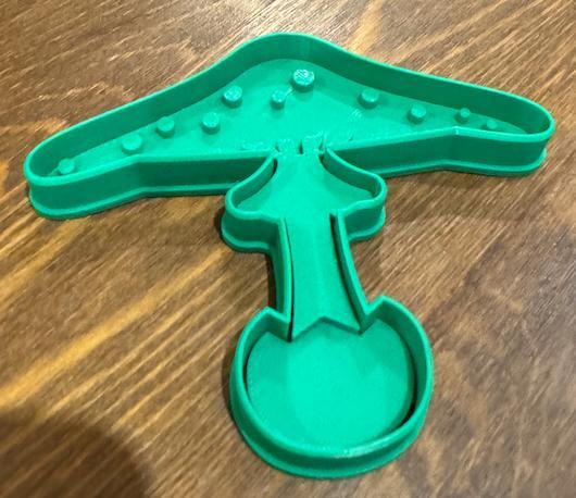 Muchomůrka vykrajovátko na cukroví - mushroom toadstool coockie cutter