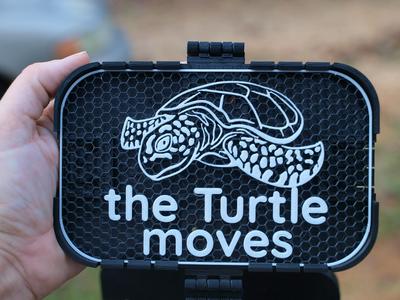 "the Turtle Moves" sign