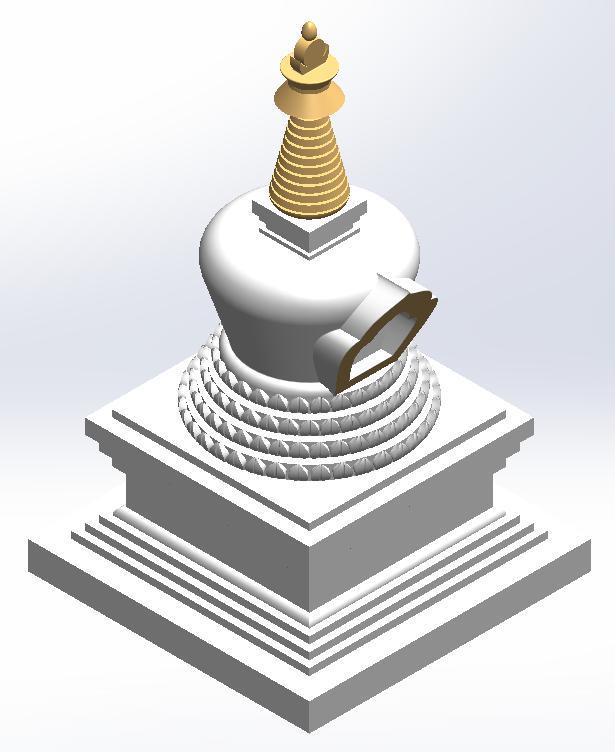 Eight Great Tibetan Buddhist Stupas