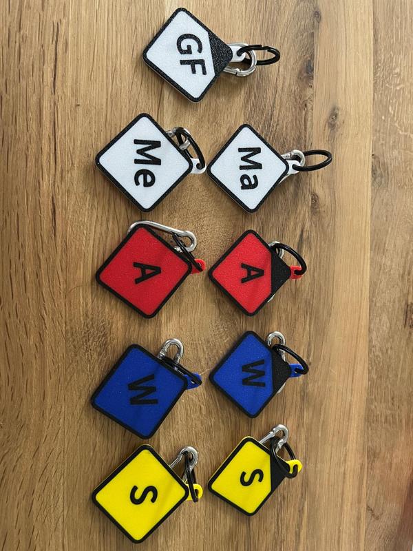 Feuerwehr Funktions-Kennzeichnung