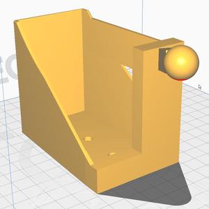 Ford Maverick Cubby Phone Ball Joint Mount