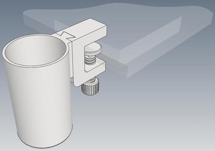 Table Beer Can Mount