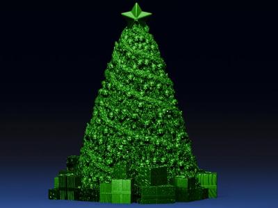 Christmas Tree with Presents | Holiday Decoration