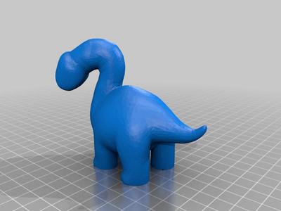 Cockosaurus (no keychain hole)