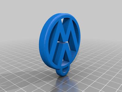 VW Logo for Keychain or Ornament