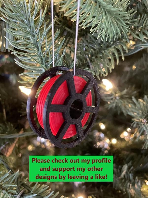 Filament Spool Ornament