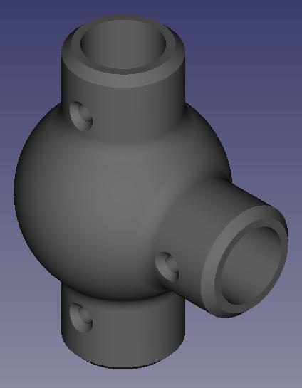 Iron Fence End Tee Piece / Halloween 1/2" EMT Pipe Decorative Fence