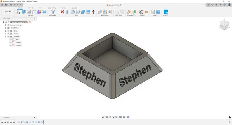 Tamiya glue pot holder