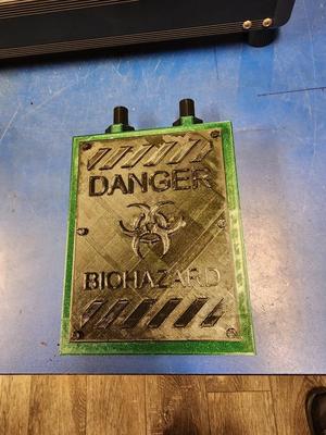 Biohazard Electrical Box Halloween Prop