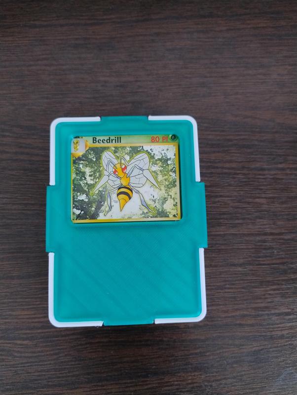 Pokemon TCG Deck Case - tight fit for 60 non-sleeved cards