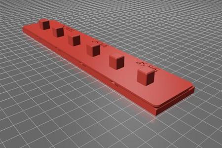 Gridfinity Spark Plug Socket Holder