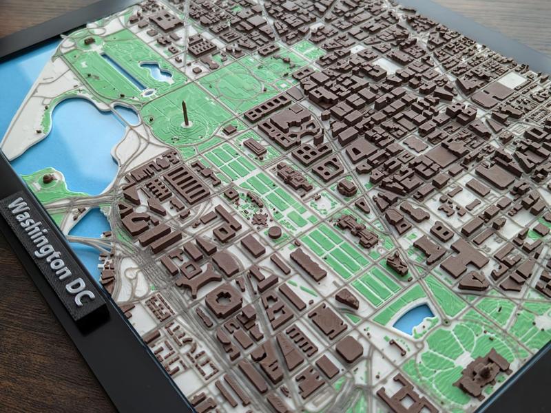 Washington D.C. 3D Miniature