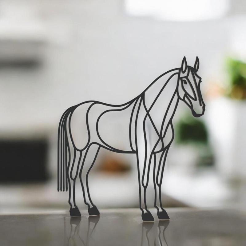 Horse Line Art - Desktop Line Art