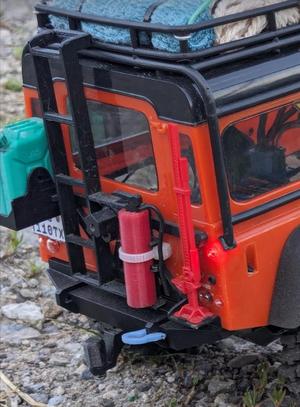 Rear ladder for TRX-4M Defender