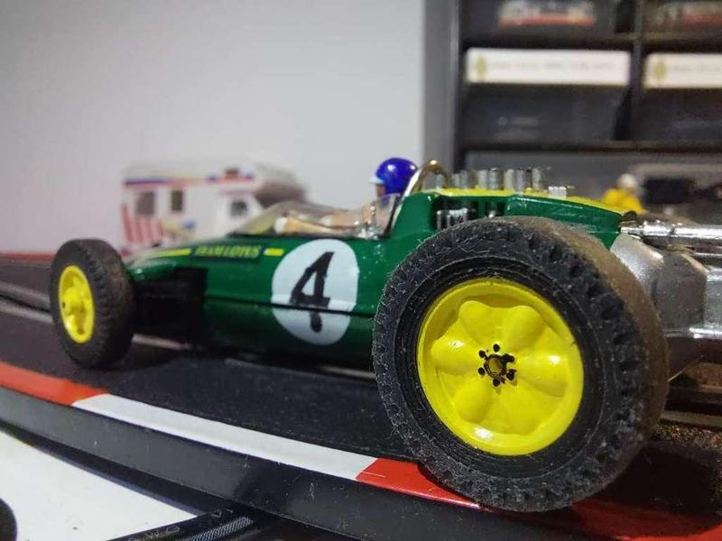 Lotus F1 wheel for Jouef Slot car