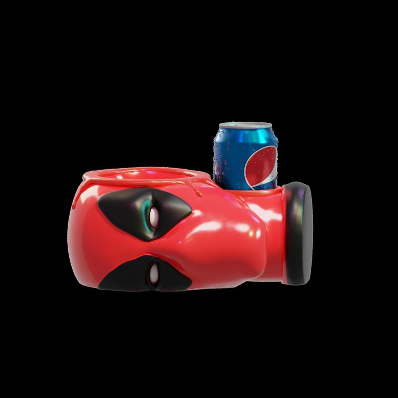 Deadpool Popcorn Bucket and Drink Holder