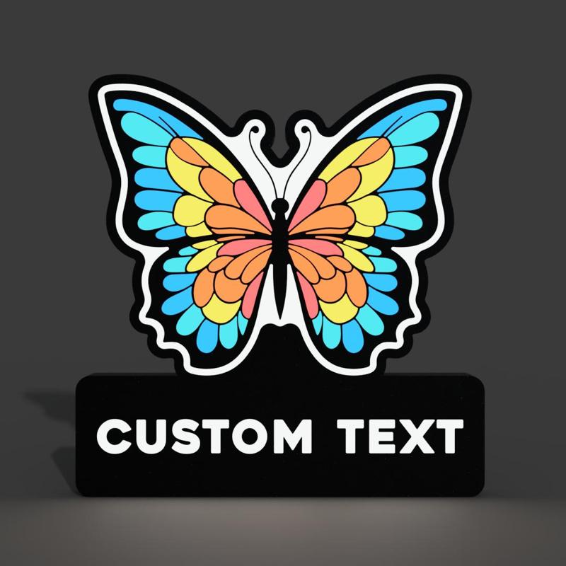 Butterfly Customizable Lightbox LED Lamp