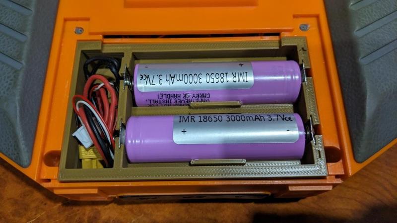 FrSky Taranis Q X7 18650 Battery Tray