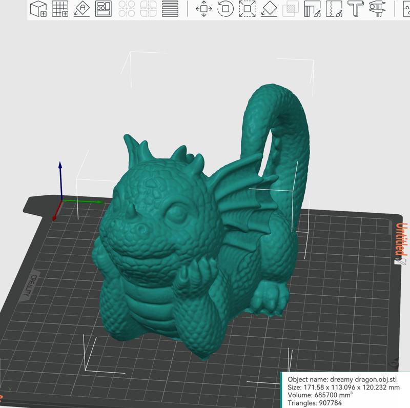 Garden Statue Dreamy Dragon