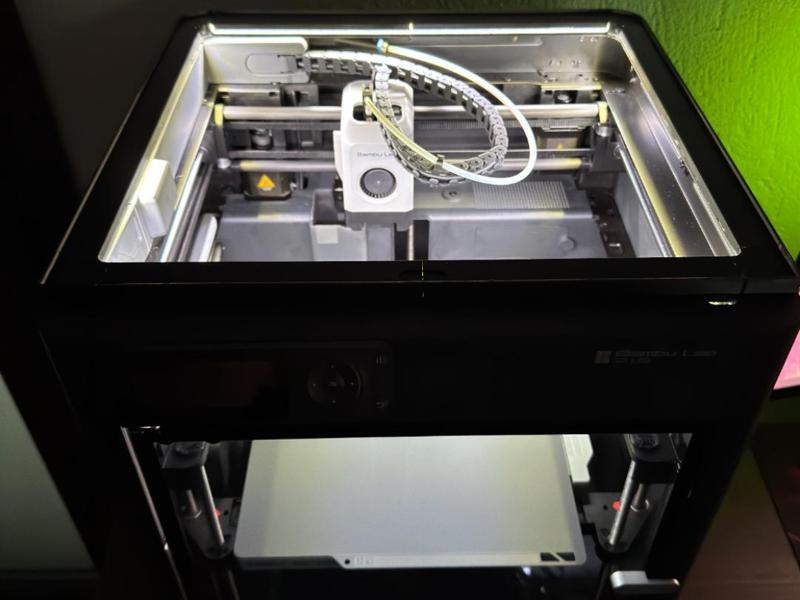 Bambulab P1S / X1 top glass  45° LED light 2.0