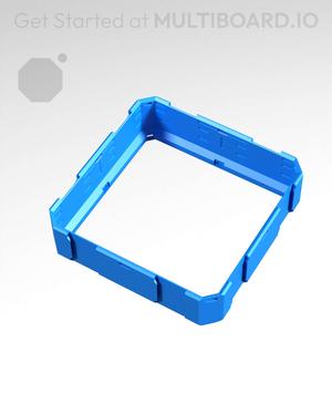 2x2x0.5 - Full Multipoint Rail - Standard Click-In Multibin Shell Extension