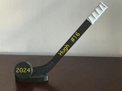 Mini Hockey Stick w/ Display Stand