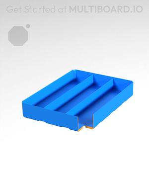 3x4x0.75 - Divided Bin - Multibin Insert