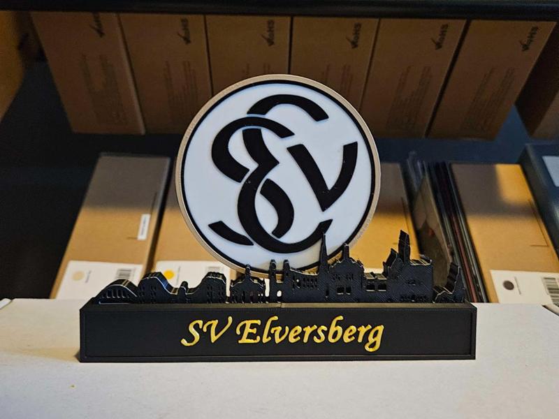 SV Elversberg with skyline Bundesliga