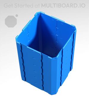 2x2x3 - Full Multipoint Rail - Standard Click-In Multibin Shell Extension